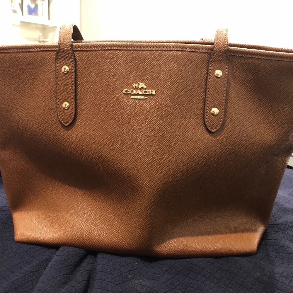 Authentic COACH City Tote Bag in Coated Canvas